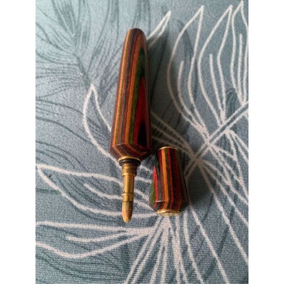 Vintage Handmade Turner Mastercraft Dymondwood Perfume Applicator - Picture 3 of 6